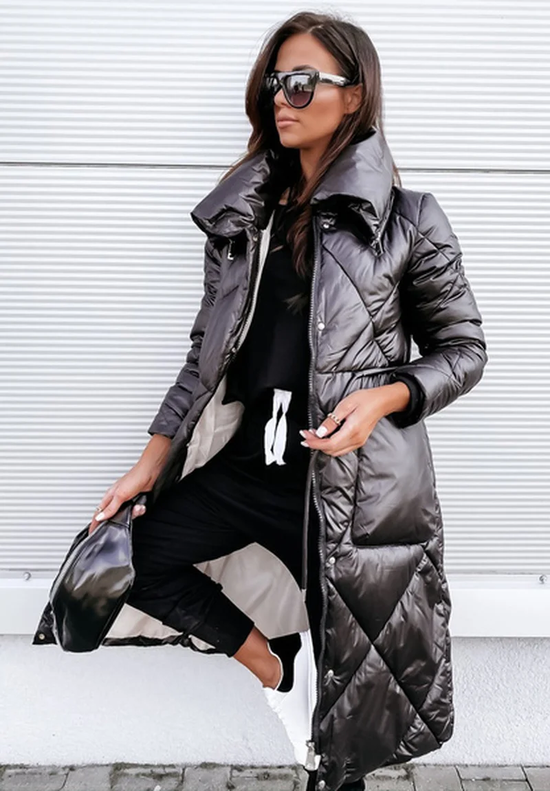 Long Jacket Women 2022 Oversized Jackets Autumn Winter Warm Casual Long Zipper Coats Fashion Pocket Overcoats Outerwear
Long Jacket Women 2022 Oversized Jackets Autumn Winter Warm Casual Long Zipper Coats Fashion Pocket Overcoats Outerwear