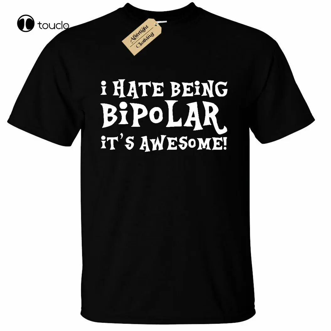 Mens I Hate Being Bipolar It'S Awesome Funny T-Shirt Moody Party Custom Aldult Teen Unisex Digital Printing Fashion Funny New
Mens I Hate Being Bipolar It'S Awesome Funny T-Shirt Moody Party Custom Aldult Teen Unisex Digital Printing Fashion Funny New