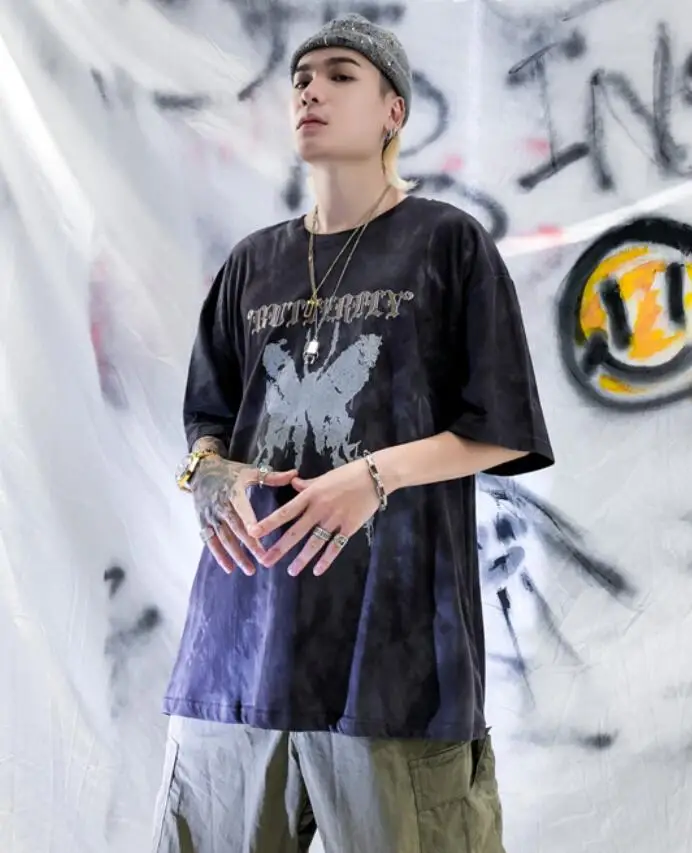 Hip Hop Streetwear Oversize Tshirt Harajuku Butterfly Print T-Shirt 2021 Men Summer Short Sleeve T Shirt Cotton Loose Tops w2001
Hip Hop Streetwear Oversize Tshirt Harajuku Butterfly Print T-Shirt 2021 Men Summer Short Sleeve T Shirt Cotton Loose Tops w2001