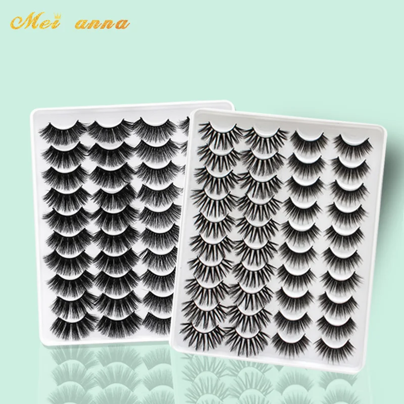 MEIANNA 20 пар 3D Искусственные норковые ресницы оптом Макияж Мягкий Объем естественный сексуальный искусственный глаз инструменты
MEIANNA 20 пар 3D Искусственные норковые ресницы оптом Макияж Мягкий Объем естественный сексуальный искусственный глаз инструменты
