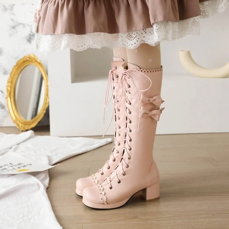 FXYCMMCQ Winter 2021 Explosive Fashion Princess Boots Lolita Boots for Women 8-57 
FXYCMMCQ Winter 2021 Explosive Fashion Princess Boots Lolita Boots for Women 8-57