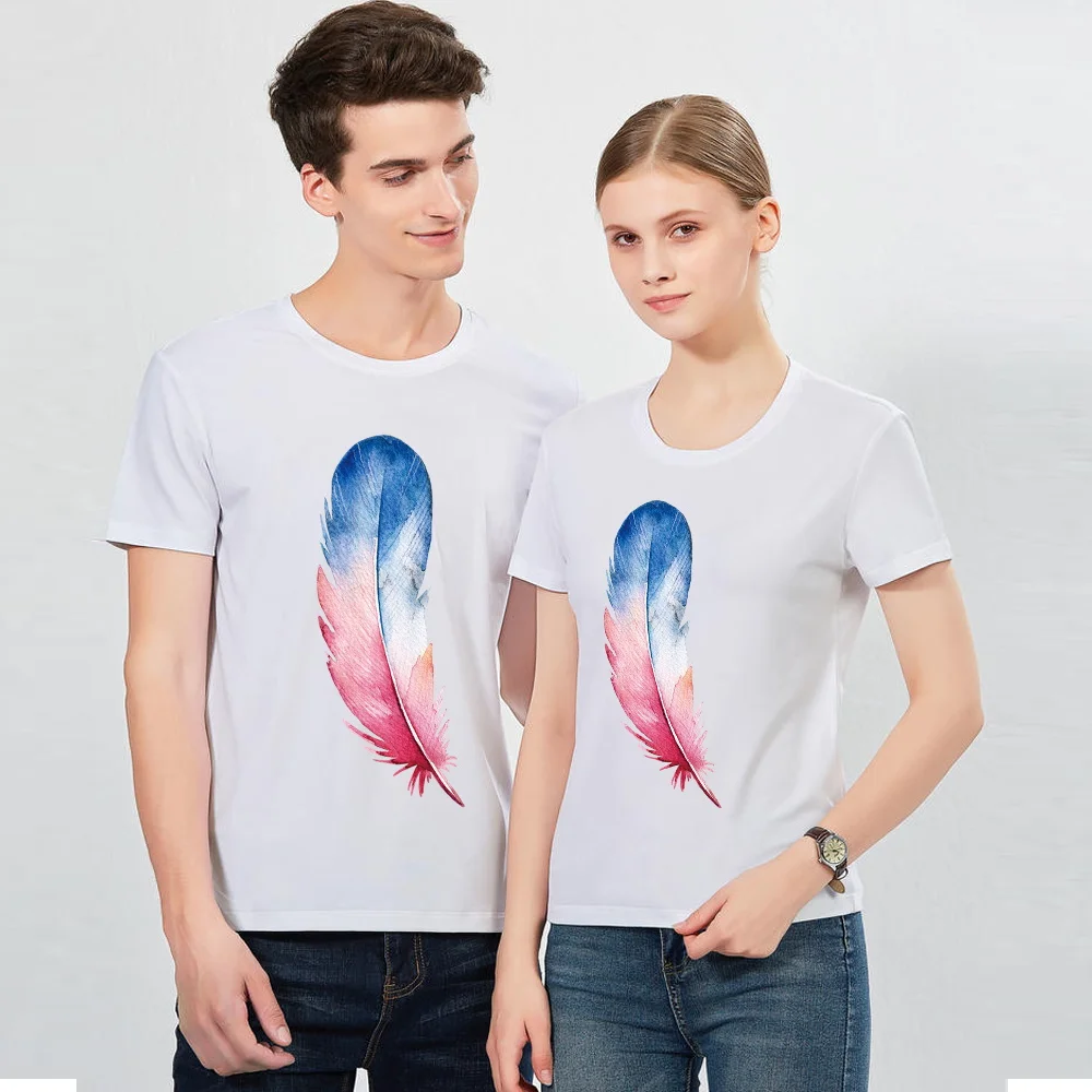 Couple T-shirt Simple Printing Young Men and Women Trend Classic Commuting All-match Casual Breathable Short-sleeved T-shirt Top
Couple T-shirt Simple Printing Young Men and Women Trend Classic Commuting All-match Casual Breathable Short-sleeved T-shirt Top