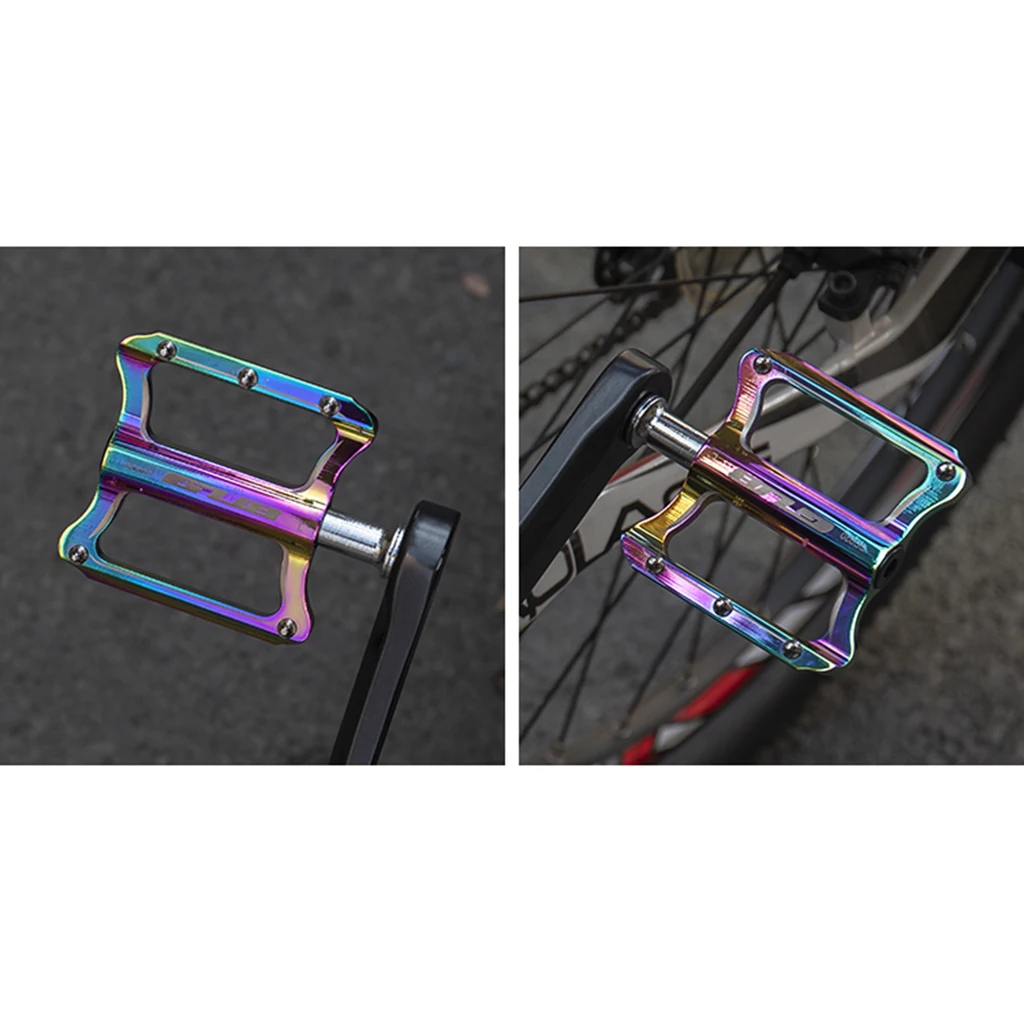 Colorful Platform Bike Pedals CNC Sealed Bearing 9/16 inch Pedals Lightweight Non-Slip Bicycle Accessories
Colorful Platform Bike Pedals CNC Sealed Bearing 9/16 inch Pedals Lightweight Non-Slip Bicycle Accessories