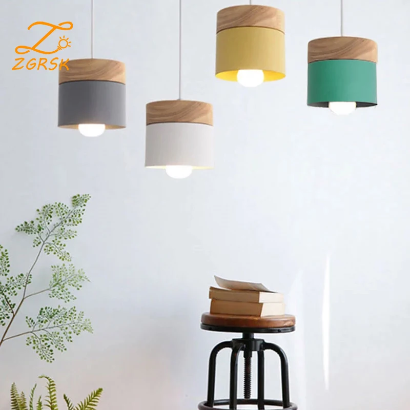 Nordic Simplicity LED E27 Pendant Light Modern Macaron Hanging Lights Home Improvement Iron And Wood Decoration Pendant Lamp
Nordic Simplicity LED E27 Pendant Light Modern Macaron Hanging Lights Home Improvement Iron And Wood Decoration Pendant Lamp