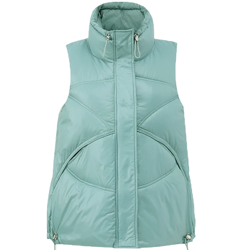 2021 Autumn Winter Women's Black Vest Stand Collar Solid Pockets Ladies Sleeveless Jacket Zipper Casual Loose Female Waistcoat 
2021 Autumn Winter Women's Black Vest Stand Collar Solid Pockets Ladies Sleeveless Jacket Zipper Casual Loose Female Waistcoat