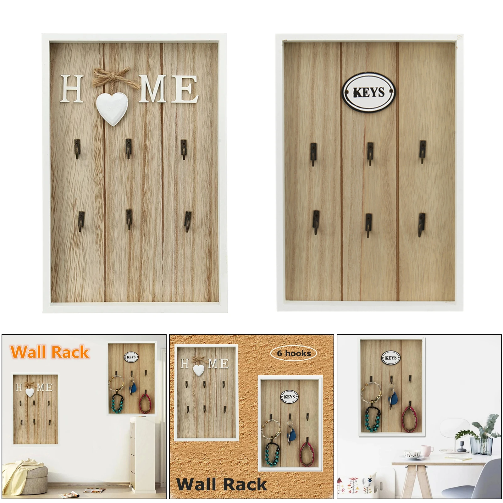 Wall Mounted Key Holder Wooden Key Organizer Hanger With 6 Hook Wall Decorative Holder Key Holder Wall Minimalist Wall Hook
Wall Mounted Key Holder Wooden Key Organizer Hanger With 6 Hook Wall Decorative Holder Key Holder Wall Minimalist Wall Hook