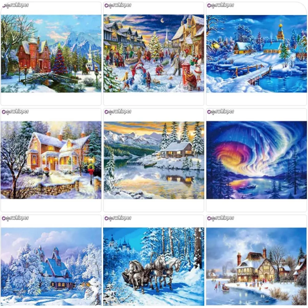Diamond Painting 5D Full Square/Round Drill Snow Scene Daimond Embroidery Painting Cross Stitch Mosaic Picture Wall Art Z570
Diamond Painting 5D Full Square/Round Drill Snow Scene Daimond Embroidery Painting Cross Stitch Mosaic Picture Wall Art Z570