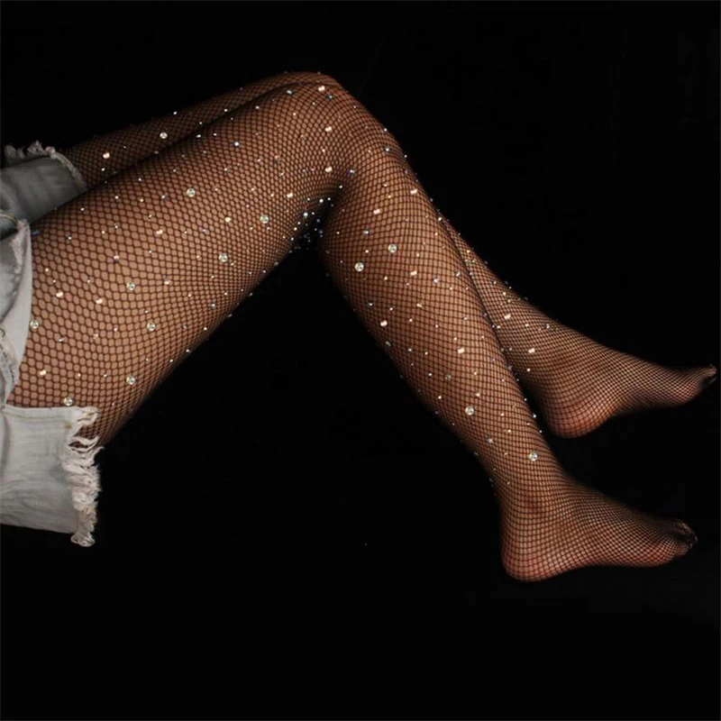 Women Sexy Bling Crystal Rhinestone Tights Womens Fishnet Net Mesh Stockings Tights Panatyhose See Through Ladies Pantyhose
Women Sexy Bling Crystal Rhinestone Tights Womens Fishnet Net Mesh Stockings Tights Panatyhose See Through Ladies Pantyhose