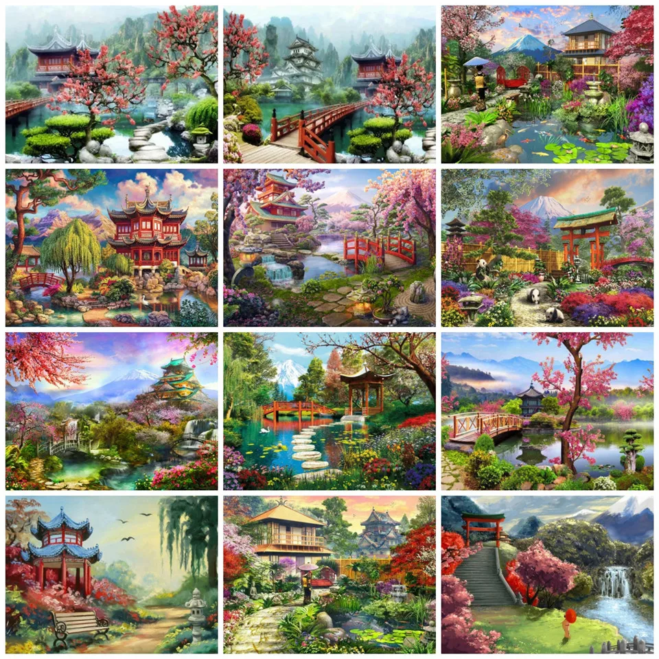 AZQSD Acrylic Painting By Numbers Garden Handmade Picture By Numbers Landscape Home Decor Diy Crafts Wall Art 40x50cm Framed
AZQSD Acrylic Painting By Numbers Garden Handmade Picture By Numbers Landscape Home Decor Diy Crafts Wall Art 40x50cm Framed