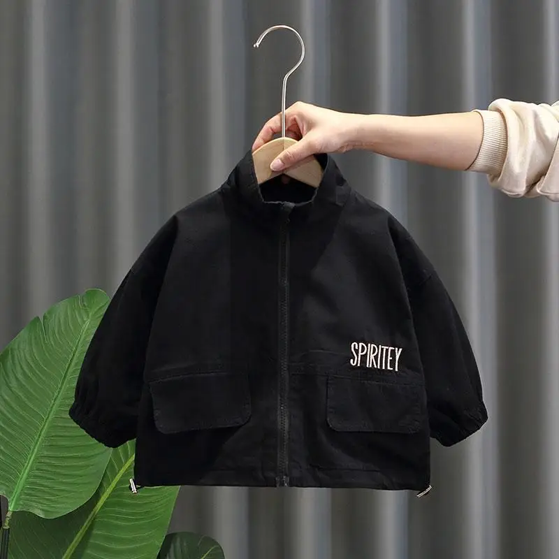 Children's Clothing Boys Girls Spring and Autumn Letters Jacket 2021 New Handsome Children's Thin Jacket Kid Coat Unisex Jacket
Children's Clothing Boys Girls Spring and Autumn Letters Jacket 2021 New Handsome Children's Thin Jacket Kid Coat Unisex Jacket