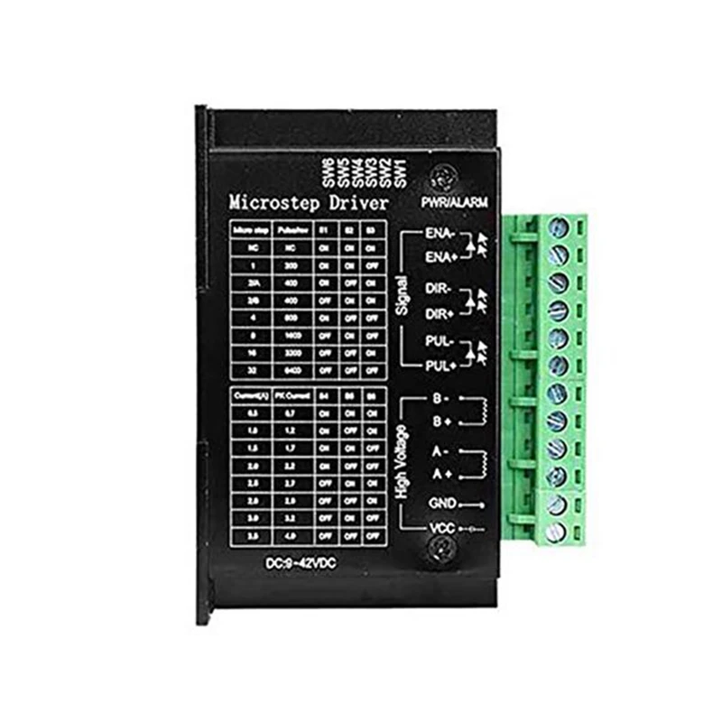 8Pcs 42/57/86 TB6600 Wood Milling Machine Stepper Motor Driver 32 Segment 4.0A 42VDC Cnc Engraving Machine Kit
8Pcs 42/57/86 TB6600 Wood Milling Machine Stepper Motor Driver 32 Segment 4.0A 42VDC Cnc Engraving Machine Kit