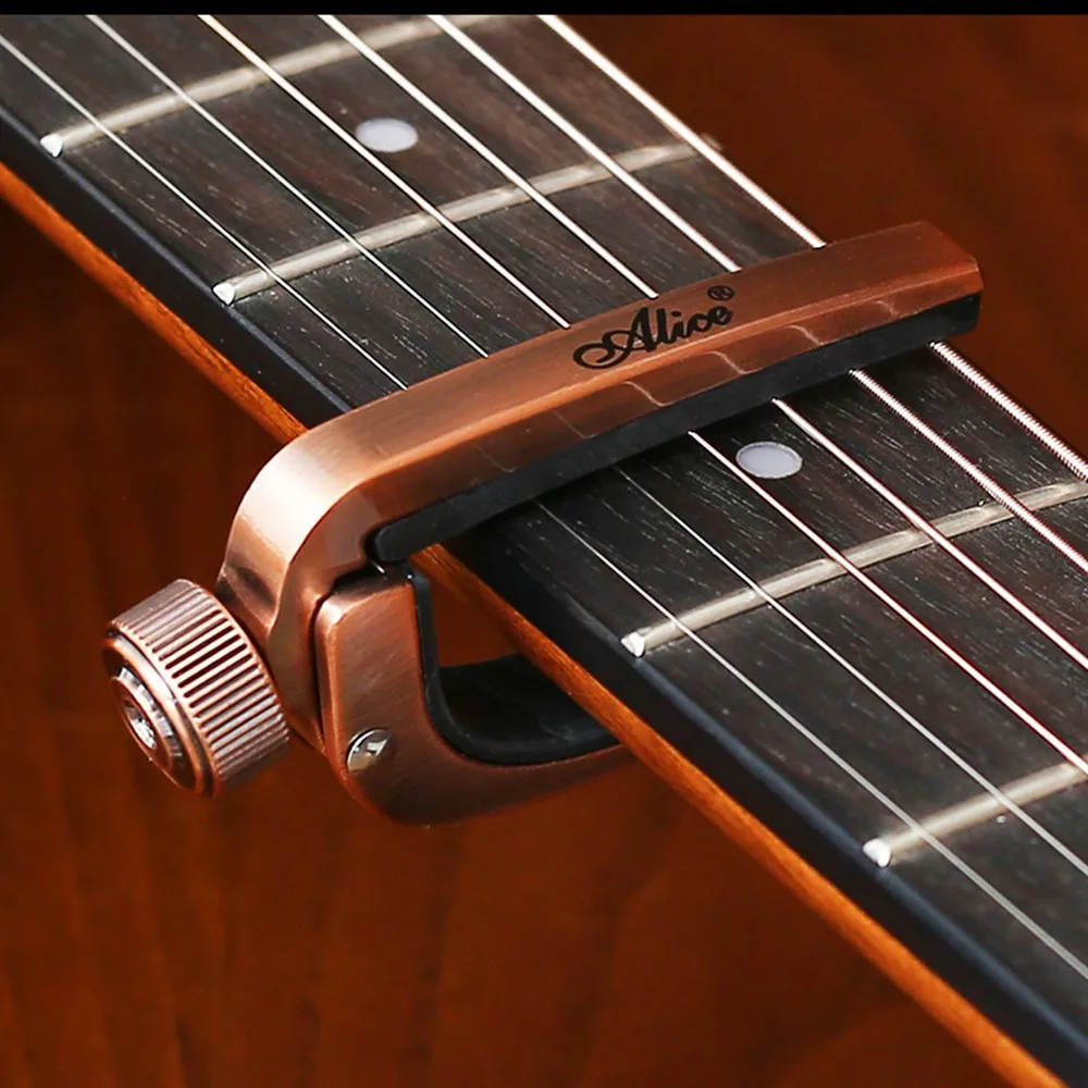 Metal Guitar Capo Alice Quick Change Tune Clamp Key Trigger Capo Acoustic Capo For Acoustic Electric Musical Instruments
Metal Guitar Capo Alice Quick Change Tune Clamp Key Trigger Capo Acoustic Capo For Acoustic Electric Musical Instruments