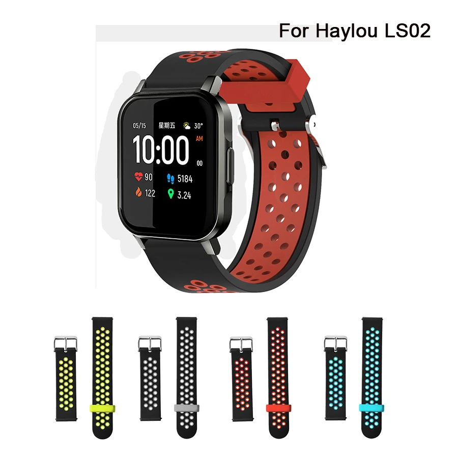 Silicone Strap Bracelet For Haylou Smart Watch 2 Sports Watch Band For Haylou LS02 Wristband Accessories
Silicone Strap Bracelet For Haylou Smart Watch 2 Sports Watch Band For Haylou LS02 Wristband Accessories