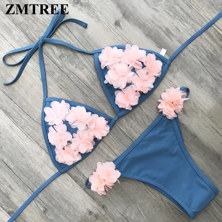 ZMTREE 2017 New Bikini Sexy Floral Swimwear Women Swimsuit Brazilian Biquinis Top Push Up Bra Bikinis Set Beach Bathing Suit
ZMTREE 2017 New Bikini Sexy Floral Swimwear Women Swimsuit Brazilian Biquinis Top Push Up Bra Bikinis Set Beach Bathing Suit
