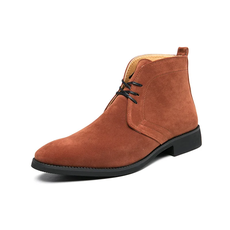Men's Handmade Black Suede Lace-up High-quality Chuka Shoes Low-heel Comfortable Classic Business Formal Casual Boots 7KG010
Men's Handmade Black Suede Lace-up High-quality Chuka Shoes Low-heel Comfortable Classic Business Formal Casual Boots 7KG010