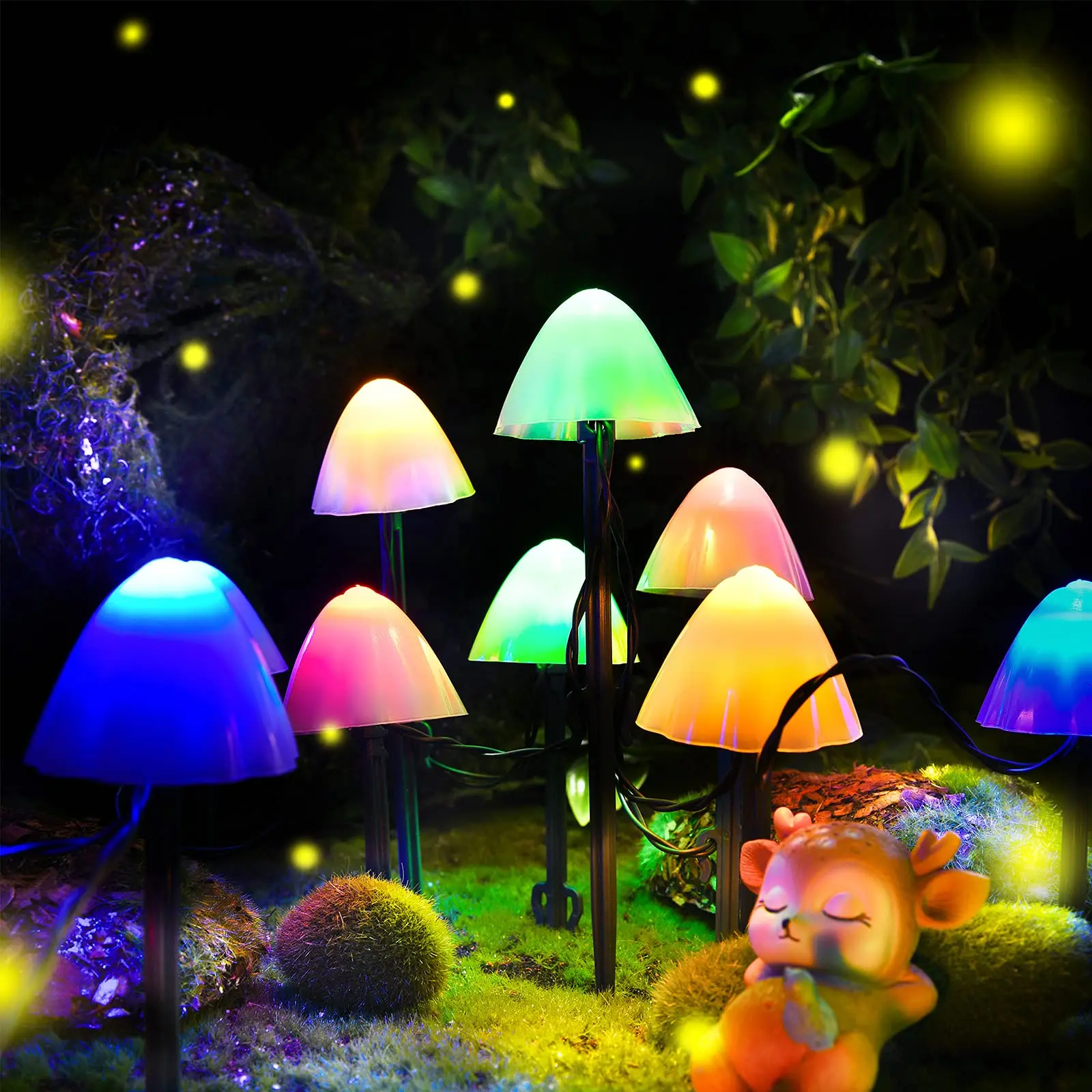 Solar LED Light Outdoor Mushroom Lights Garden Decor String Lights IP65 Waterproof Garden Garland Furniture Decor Solar Cell
Solar LED Light Outdoor Mushroom Lights Garden Decor String Lights IP65 Waterproof Garden Garland Furniture Decor Solar Cell