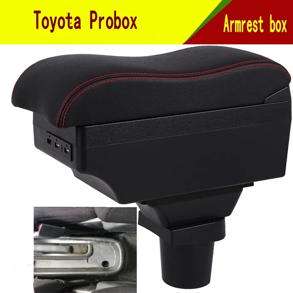 For Toyota Probox Center console armrest box storage box armrests elbow rest with usb cup holder
For Toyota Probox Center console armrest box storage box armrests elbow rest with usb cup holder