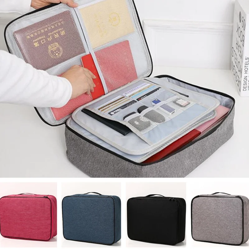 Document Bag Large Capacity Travel Passport Wallet Card Organizer Men's Business Waterproof Storage Pack Home Accessories Item
Document Bag Large Capacity Travel Passport Wallet Card Organizer Men's Business Waterproof Storage Pack Home Accessories Item