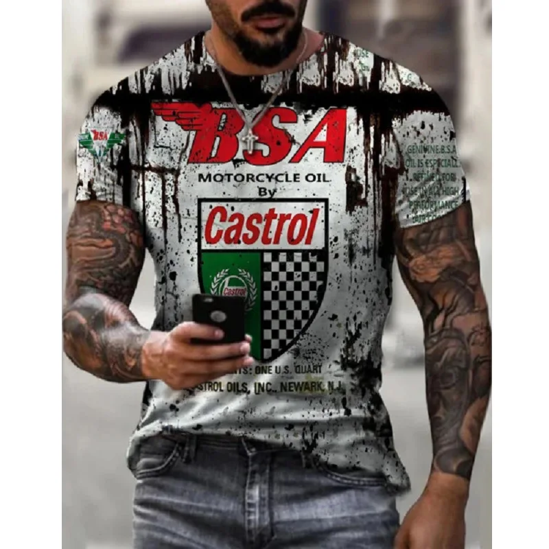 Футболка мужская с принтом логотипа компании, дышащие крутые топы из полиэстера, модная тенниска с коротким рукавом и смазочным маслом
Футболка мужская с принтом логотипа компании, дышащие крутые топы из полиэстера, модная тенниска с коротким рукавом и смазочным маслом