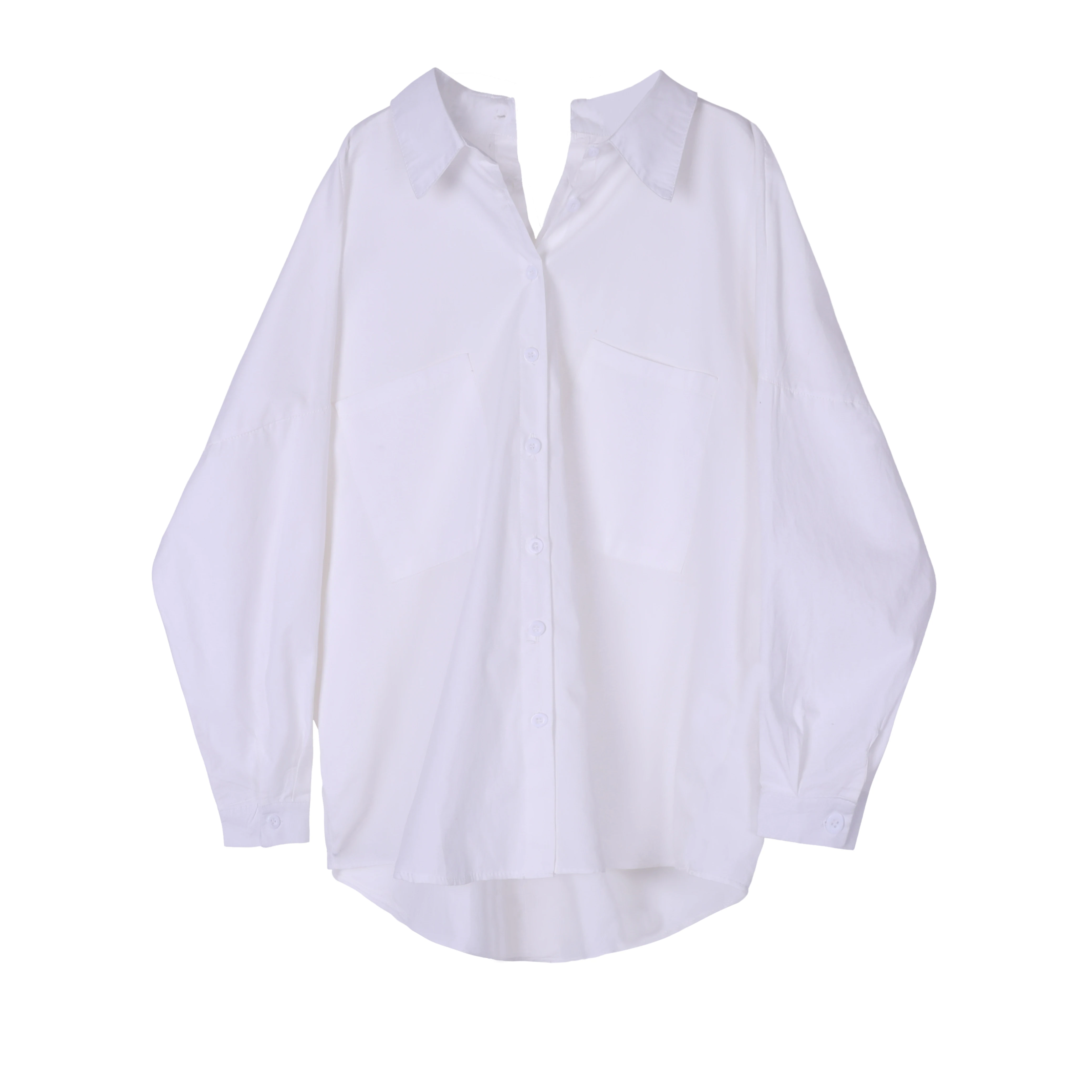 SuperAen 2021 Korean Spring Women New Design Solid Shirts Loose Bf Irregular Shirt Oversize Blouse Women
SuperAen 2021 Korean Spring Women New Design Solid Shirts Loose Bf Irregular Shirt Oversize Blouse Women