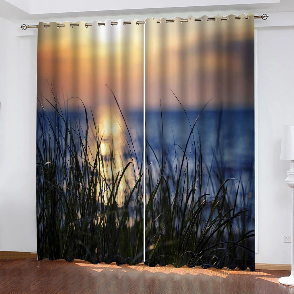 Custom Curtains Sunset grass landscape Room Curtains 3D Curtains For The Bedroom Kitchen Modern Window
Custom Curtains Sunset grass landscape Room Curtains 3D Curtains For The Bedroom Kitchen Modern Window
