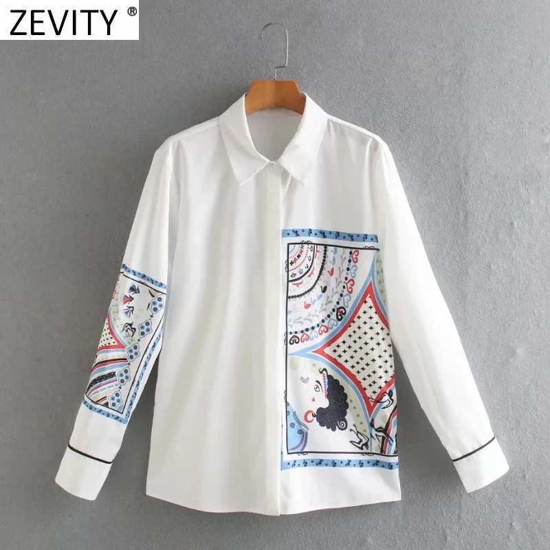 Женская офисная блузка Zevity LS7526, белая офисная блузка с длинным рукавом и принтом для девушек, 2021
Женская офисная блузка Zevity LS7526, белая офисная блузка с длинным рукавом и принтом для девушек, 2021