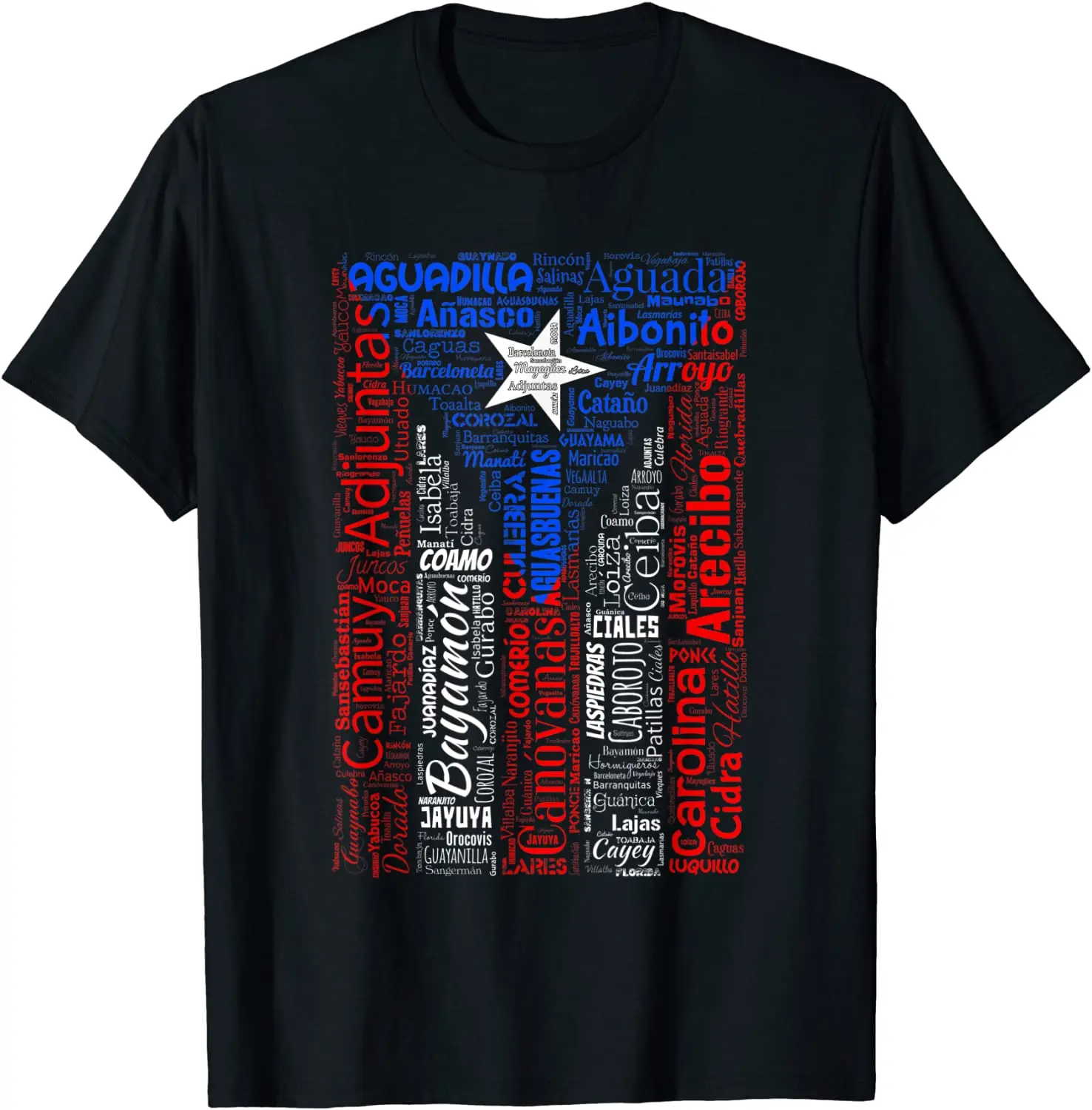Puerto Rico Flag with States Towns and Cities Names Printed T-Shirt. Summer Cotton Short Sleeve O-Neck Mens T Shirt New S-3XL
Puerto Rico Flag with States Towns and Cities Names Printed T-Shirt. Summer Cotton Short Sleeve O-Neck Mens T Shirt New S-3XL