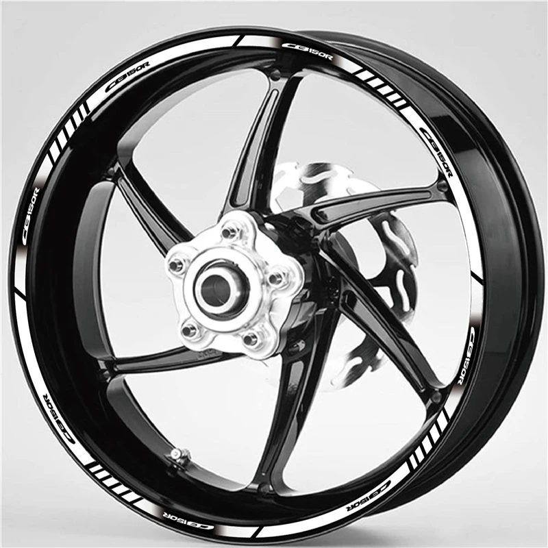 20X For HONDA CB150R Motorcycle tyre sign decoration sticker inner rim reflective decals 
20X For HONDA CB150R Motorcycle tyre sign decoration sticker inner rim reflective decals