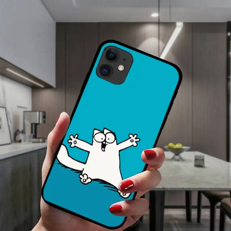 Cartoon Simons Cat Soft Cover Phone Case For IPhone 6 6s 7 8 Plus X Xs Xr Xsmax 11 12 Pro Promax 12mini
Cartoon Simons Cat Soft Cover Phone Case For IPhone 6 6s 7 8 Plus X Xs Xr Xsmax 11 12 Pro Promax 12mini