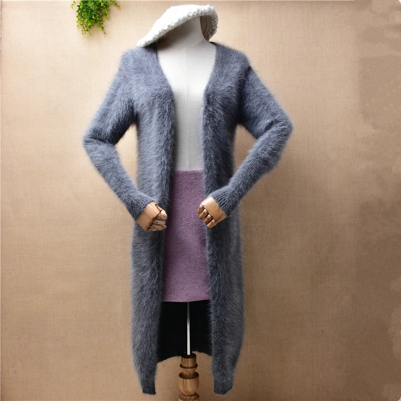 ladies women autumn winter hairy mink cashmere knitted long sleeves slim cardigan mantle angora fur jacket coat sweater pull
ladies women autumn winter hairy mink cashmere knitted long sleeves slim cardigan mantle angora fur jacket coat sweater pull