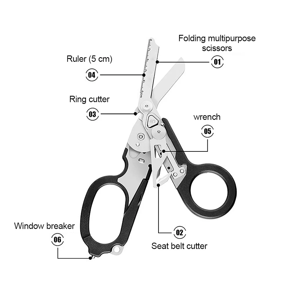 Multifunction Raptor Emergency Response Shears with Strap Cutter and Glass Breaker Black ith Strap Cutter Safety Hammer 2021new
Multifunction Raptor Emergency Response Shears with Strap Cutter and Glass Breaker Black ith Strap Cutter Safety Hammer 2021new