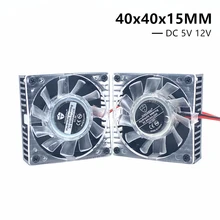 NEW DC 5V 12V 0.1A 40mm 4cm BGA Fan Graphics Card Fan With Heat sink Cooler 40mm 40x40x15mm 4010 cooling Fan 2Pin