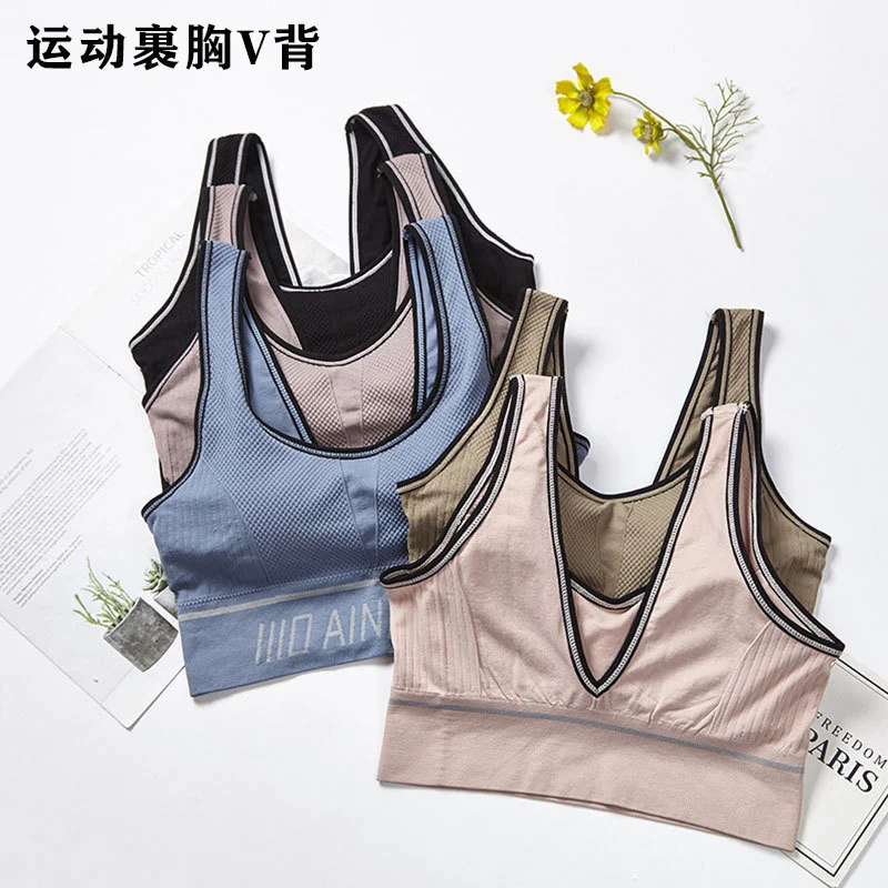 3D Sexy Lingerie Seamless Sport Bra V Type Top Bra Push Up Bralette Brassiere Women Underwear English v-back wrapped girls vest
3D Sexy Lingerie Seamless Sport Bra V Type Top Bra Push Up Bralette Brassiere Women Underwear English v-back wrapped girls vest