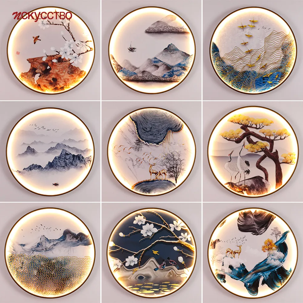 Chinese Style Vintage Ink Painting Led Wall Lamp For Living Room Corridor Teahouse Art Deco Dining Room Sconce Light Fixture
Chinese Style Vintage Ink Painting Led Wall Lamp For Living Room Corridor Teahouse Art Deco Dining Room Sconce Light Fixture