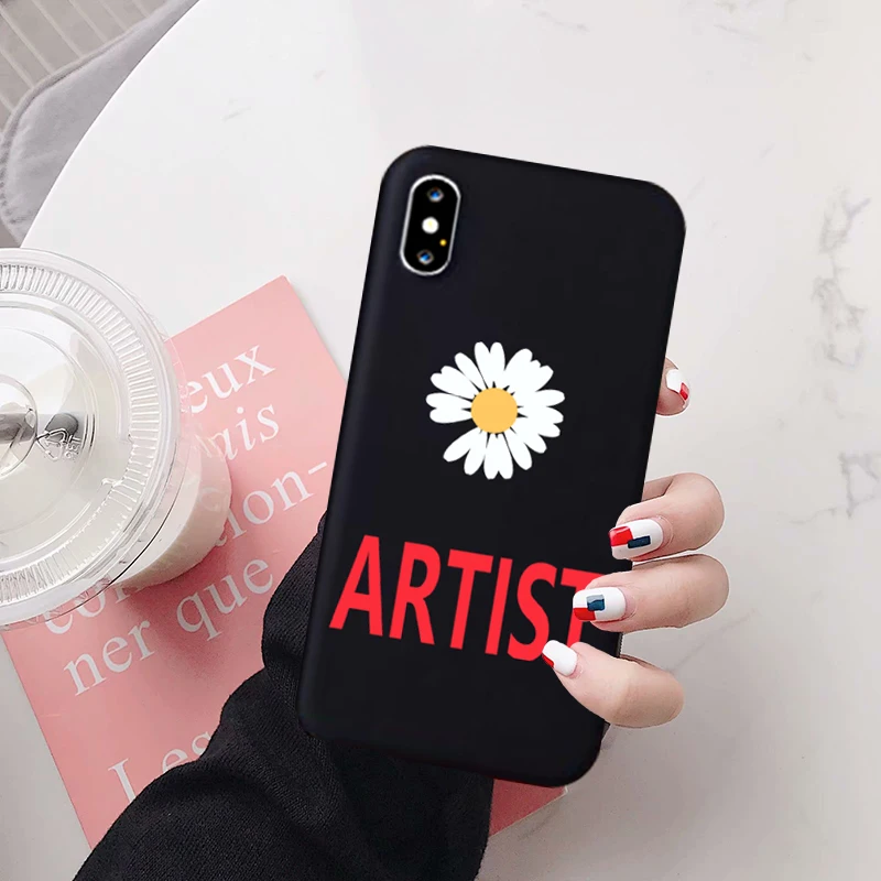 GYKZ симпатичный цветочный чехол Peaceminusone для iphone X 11 Pro XS MAX XR 6 6s 7 8 Plus Мягкий