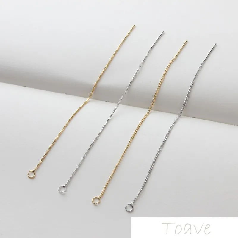 4pcs Copper Plated Gold 18K Gold Elegant Ear Chain Hanging Earrings Ear Stud DIY Handmade Material Accessories
4pcs Copper Plated Gold 18K Gold Elegant Ear Chain Hanging Earrings Ear Stud DIY Handmade Material Accessories