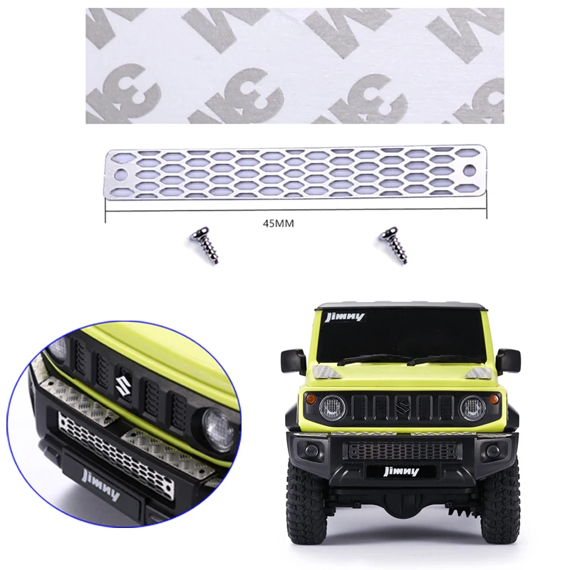 DJC 1/16 XIAOMI Jimny Front Bumper Intake Grille Cover Trim RC4WD Crawler Car Modification Upgraded Parts Accessories rc carros
DJC 1/16 XIAOMI Jimny Front Bumper Intake Grille Cover Trim RC4WD Crawler Car Modification Upgraded Parts Accessories rc carros