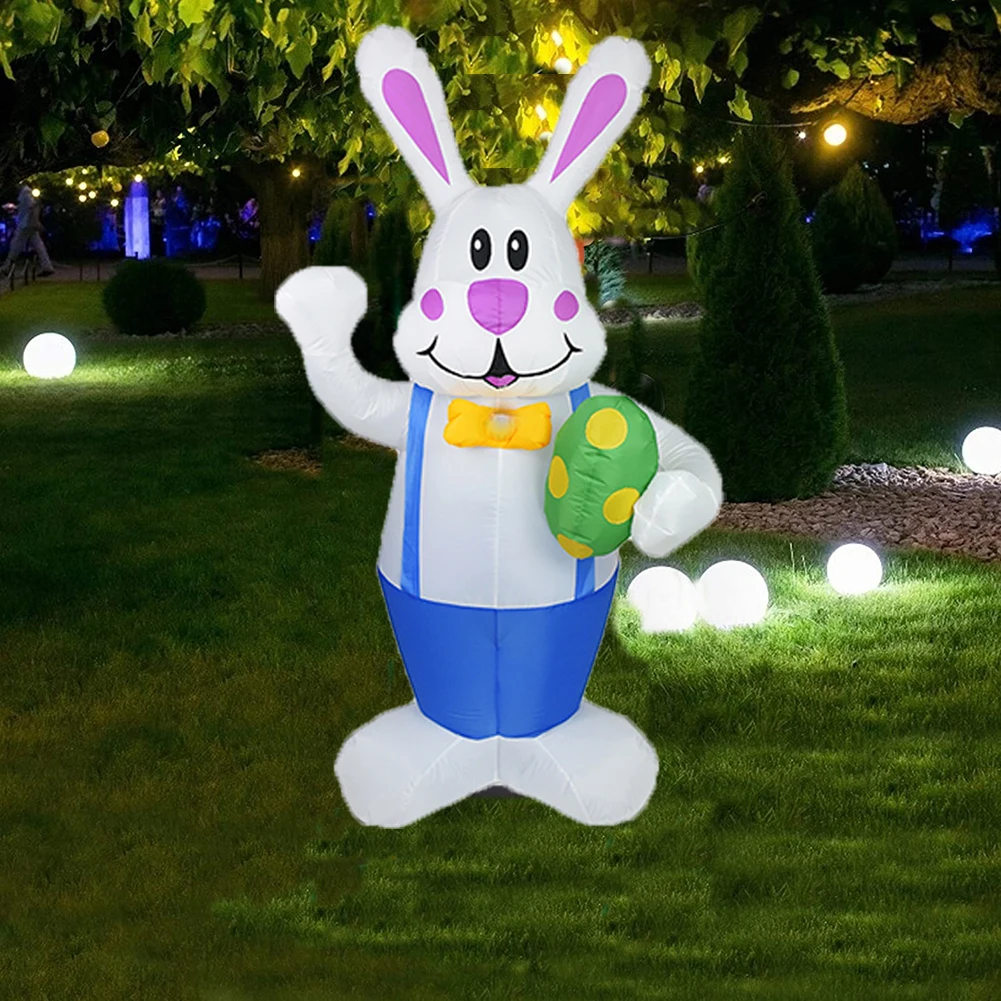 Easter Inflatables Bunny With Egg Outdoor Easter Decorations Yard Lawn Inflatables With Led Lights Party Decoration Accessories
Easter Inflatables Bunny With Egg Outdoor Easter Decorations Yard Lawn Inflatables With Led Lights Party Decoration Accessories