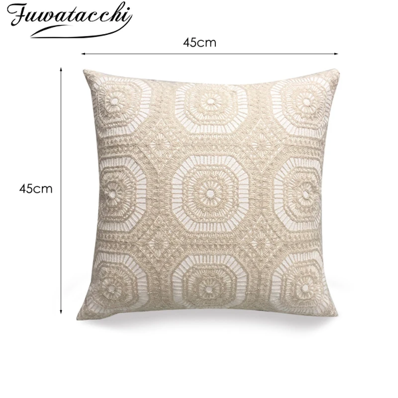Fuwatacchi Cotton Cushion Cover Geometric Embroidered Pillowcase for Living Room Bedroom Bedside Pillows Decor Home Funda Cojine
Fuwatacchi Cotton Cushion Cover Geometric Embroidered Pillowcase for Living Room Bedroom Bedside Pillows Decor Home Funda Cojine