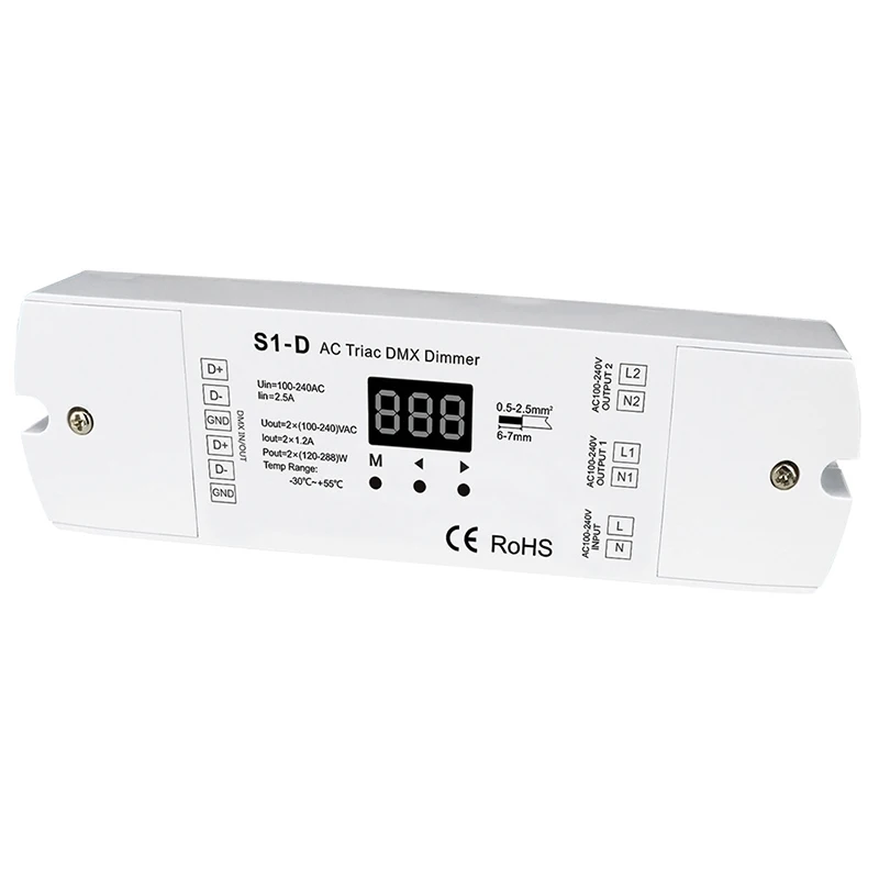 Ac Triac Dmx Dimmer 2 Channel Output 2 Channel Dimmer Triac Dimmable Andmosfet Dimmable Dmx512
Ac Triac Dmx Dimmer 2 Channel Output 2 Channel Dimmer Triac Dimmable Andmosfet Dimmable Dmx512