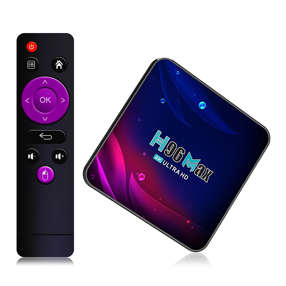 H96 MAX RK3318 Smart TV Box Android 11 2GB 4GB 4K Youtube Media Player H96 MAX TV BOX Set Top Box TV Box
H96 MAX RK3318 Smart TV Box Android 11 2GB 4GB 4K Youtube Media Player H96 MAX TV BOX Set Top Box TV Box
