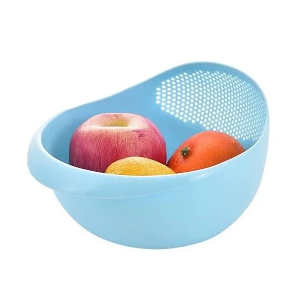 Home Kitchen Convenient Rice Washing Basin Water Bailer Thick Plastic Drain Fruit Basket with Handle Vegetable Cleaning Bailer
Home Kitchen Convenient Rice Washing Basin Water Bailer Thick Plastic Drain Fruit Basket with Handle Vegetable Cleaning Bailer