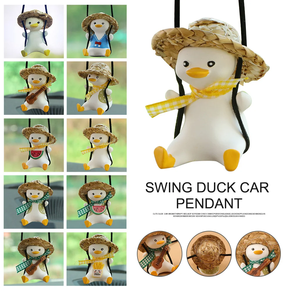 Swing Duck Car Ornaments Car Interior Rear View Mirror Hanging Pendant Toy Home Car Decorations Accessories
Swing Duck Car Ornaments Car Interior Rear View Mirror Hanging Pendant Toy Home Car Decorations Accessories