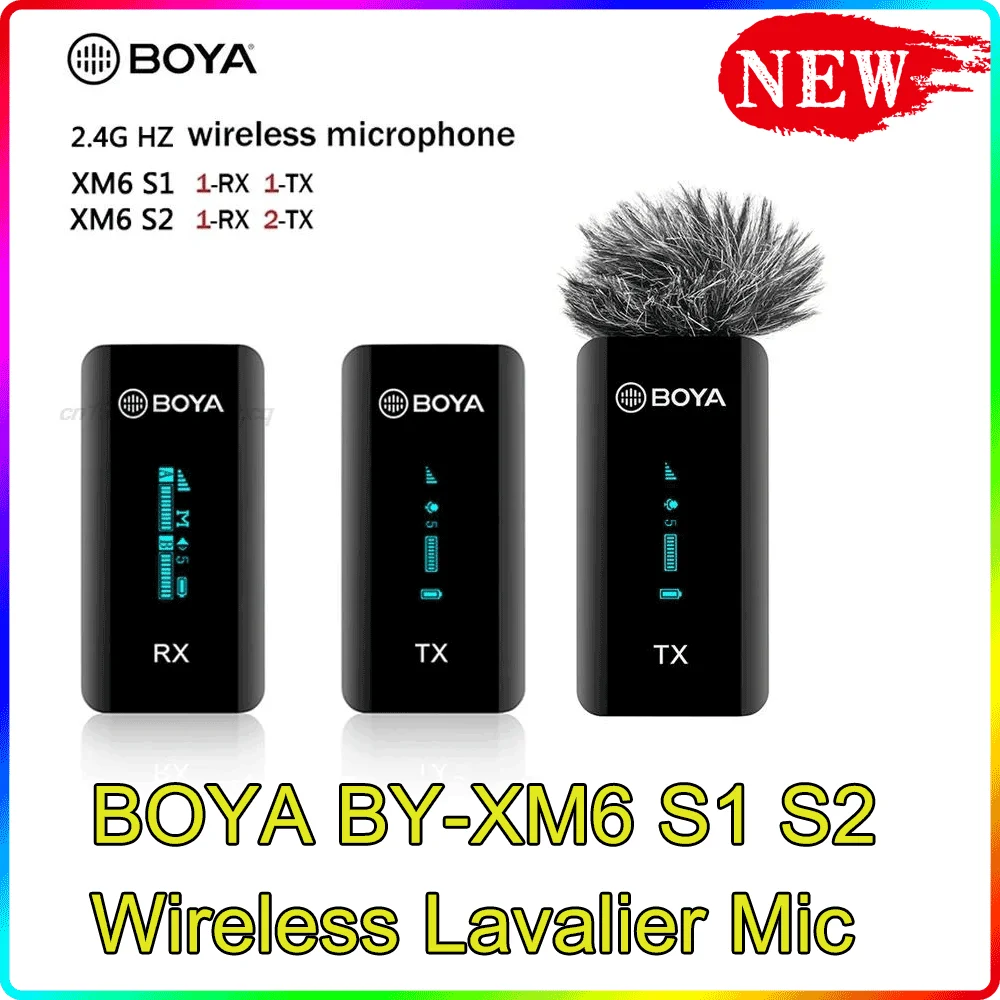 BOYA BY-XM6 BY XM6 S1 S2Wireless Lavalier Mic микрофонная система для смартфона ноутбука DSLR планшета видеокамеры записывающее устройство 100 м
BOYA BY-XM6 BY XM6 S1 S2Wireless Lavalier Mic микрофонная система для смартфона ноутбука DSLR планшета видеокамеры записывающее устройство 100 м