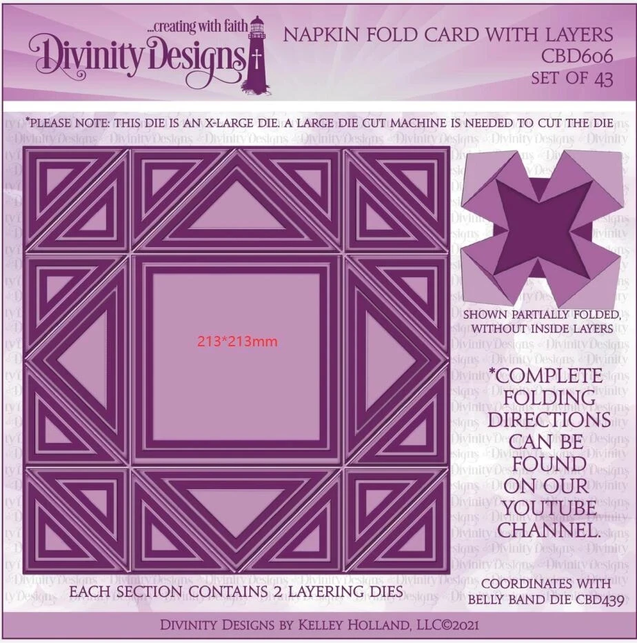 New Napkin Fold Card with Layers Metal cutting dies cut die mold card Scrapbook paper craft knife mould blade punch stencils
New Napkin Fold Card with Layers Metal cutting dies cut die mold card Scrapbook paper craft knife mould blade punch stencils