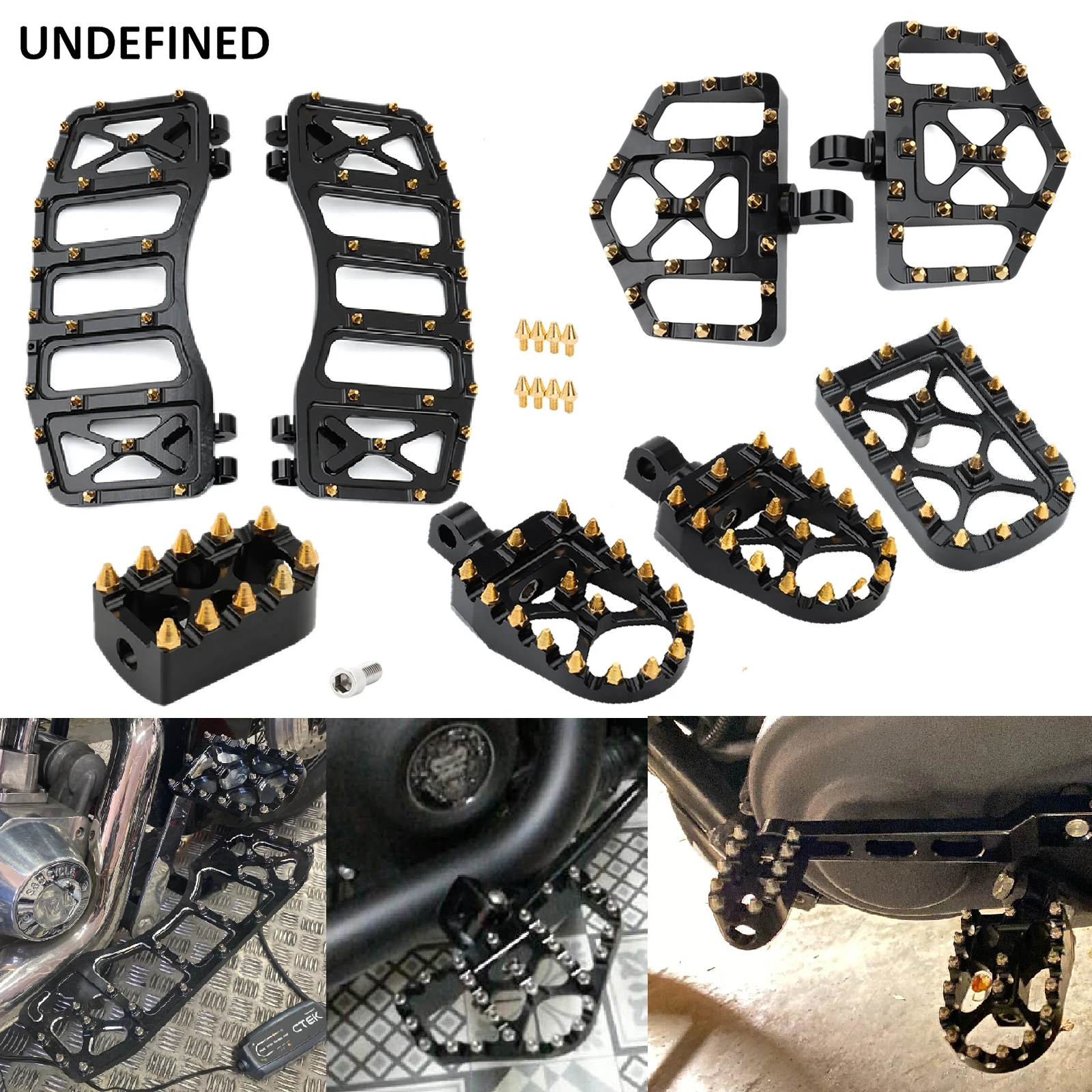 Foot Pegs Compelete Kits MX Floorboards Offroad Wide Fat Footrests Pedal For Harley Touring Road King Glide Dyna FL Softail Tri
Foot Pegs Compelete Kits MX Floorboards Offroad Wide Fat Footrests Pedal For Harley Touring Road King Glide Dyna FL Softail Tri