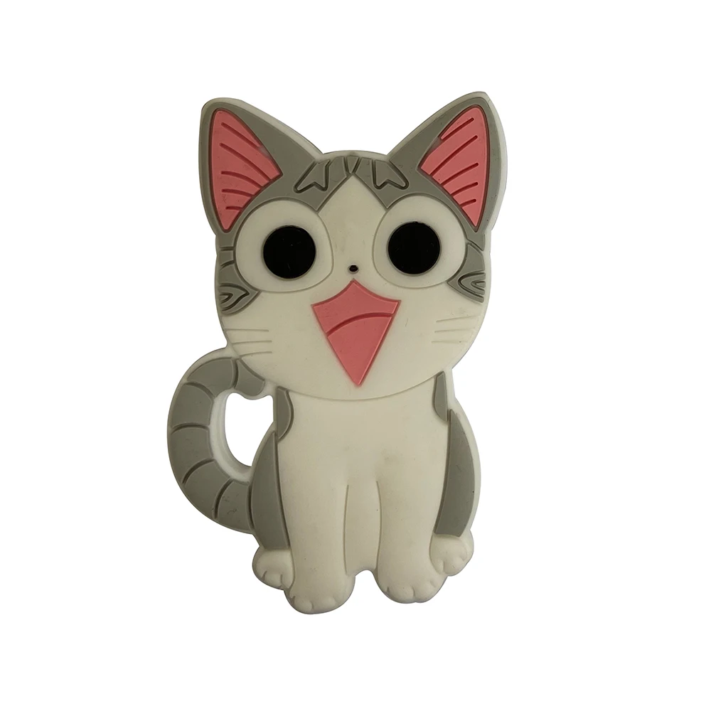 1pc Silicone Teether Beads Pendant Smooth Cat Shape Baby Teether Chewing Infant Teething Kids Tooth Training Toys BPA Free
1pc Silicone Teether Beads Pendant Smooth Cat Shape Baby Teether Chewing Infant Teething Kids Tooth Training Toys BPA Free