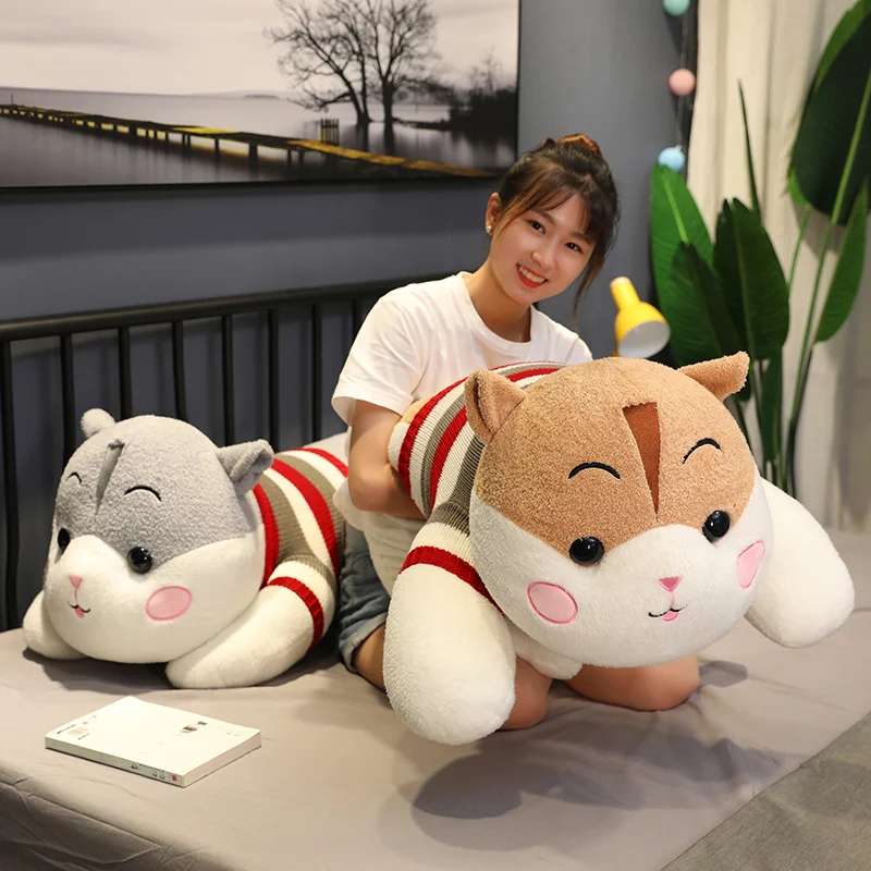 1pc 50-110CM Giant Size Dressing Lying Hamster plush Toys Cute Sleep Pillow Dolls Stuffed Soft Animal Toys for Children Girls
1pc 50-110CM Giant Size Dressing Lying Hamster plush Toys Cute Sleep Pillow Dolls Stuffed Soft Animal Toys for Children Girls