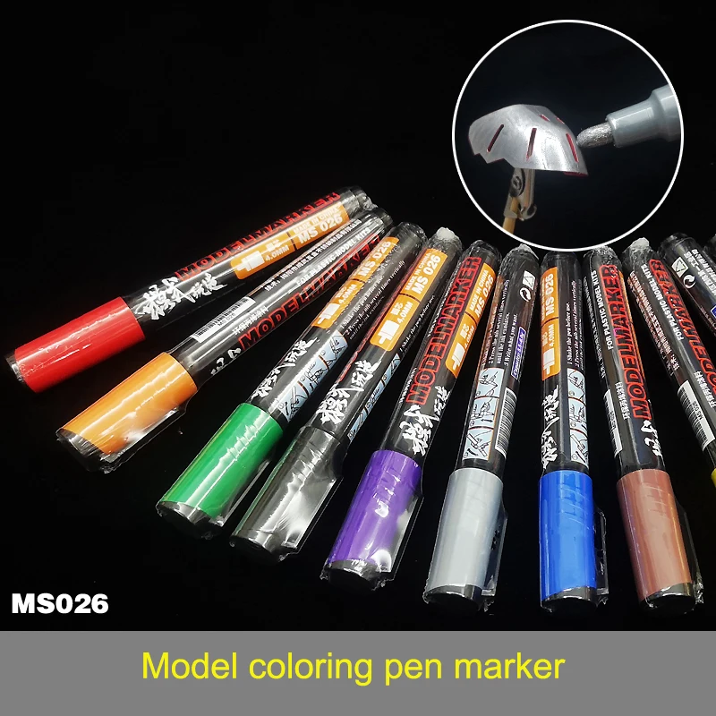 Model Painting Coloring Complementary Color Marker / Paint Pen / Coloring Pen 12 Colors MS026
Model Painting Coloring Complementary Color Marker / Paint Pen / Coloring Pen 12 Colors MS026