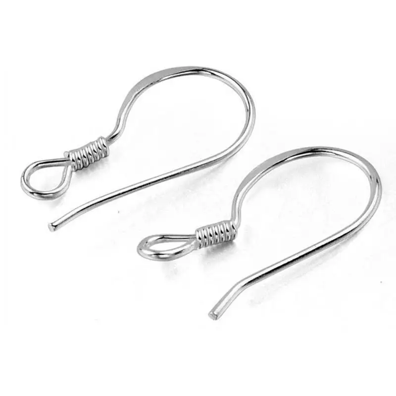 2019 New 2pcs Pure Silver Ear Hook Alloy Earrings Hooks Handmade With Making Earring Fashion Diy Accessories Wholesale Jewe L5M7
2019 New 2pcs Pure Silver Ear Hook Alloy Earrings Hooks Handmade With Making Earring Fashion Diy Accessories Wholesale Jewe L5M7